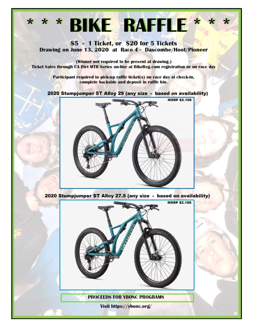 Bike Raffle & Fundraising YBONC